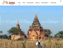 Tablet Screenshot of miramyanmartravel.com